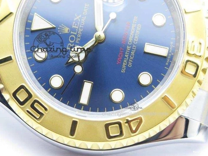 MiroTime 0207 Unisex Yacht-Master 116622 JF Best Edition SS YG Blue Dial On Bracelet A 3916